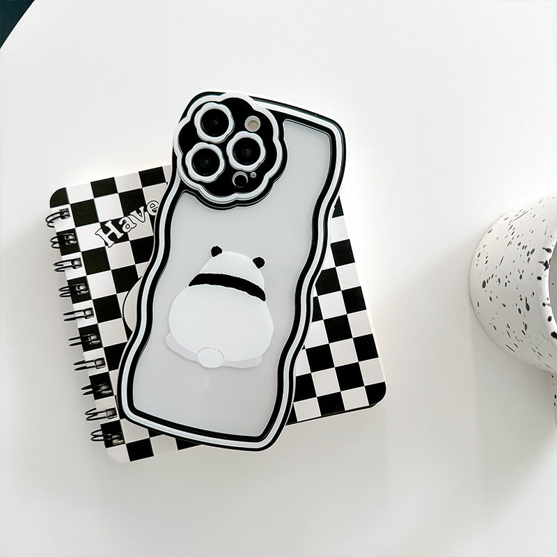 Panda Wavy Edge I Phone Case | 12 Pro iPhone Case | CADO