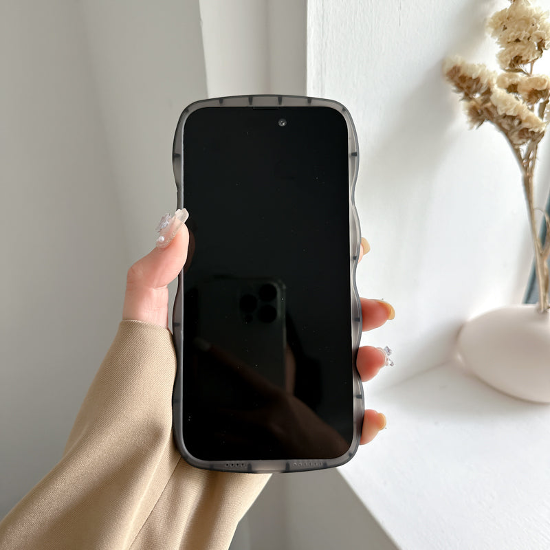 Smudge Flowers Wavy Edge I Phone Case | CADO