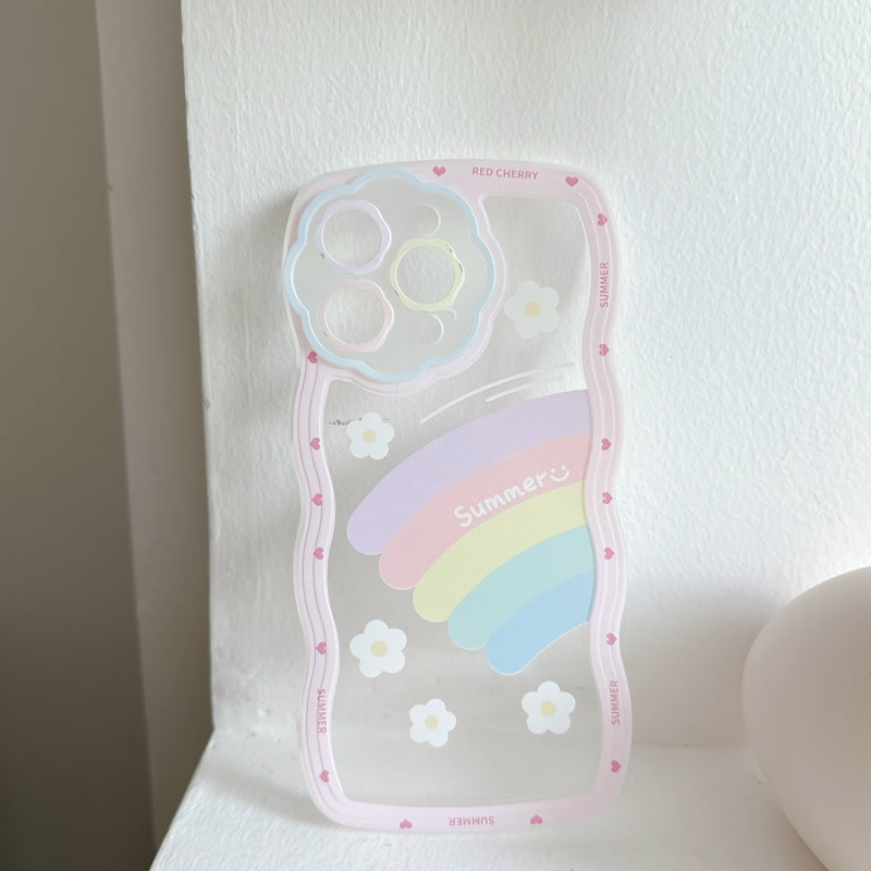 Rainbow Wavy Edge I Phone Case | CADO