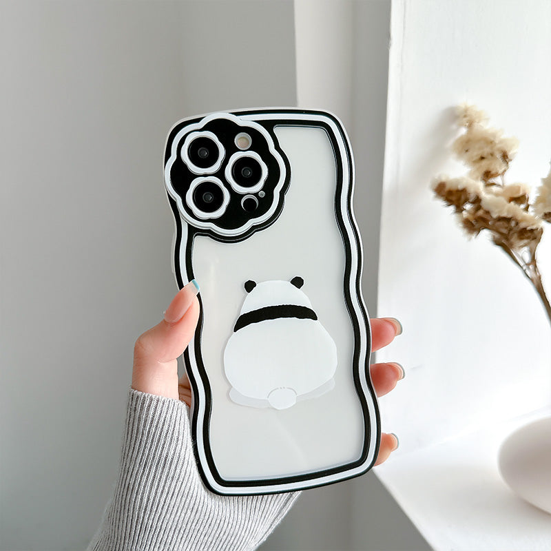 Panda Wavy Edge I Phone Case | 12 Pro iPhone Case | CADO