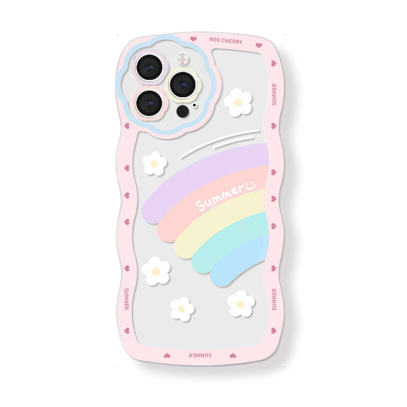 Rainbow Wavy Edge I Phone Case | CADO