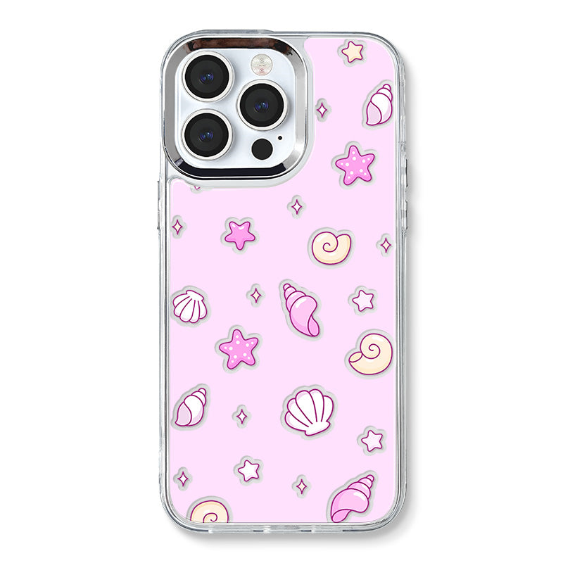 Pink Shells Illustrated Phone | Seashell I Phone Case | CADO