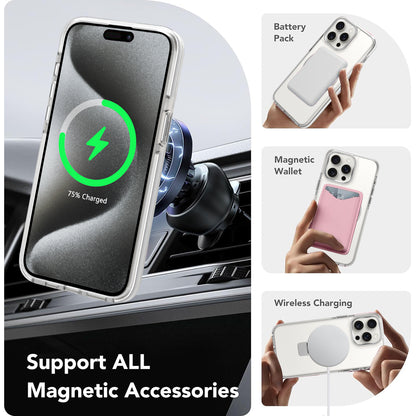360° Folding Stand MagSafe iPhone case Wireless charging protective for iPhone 15/14/13