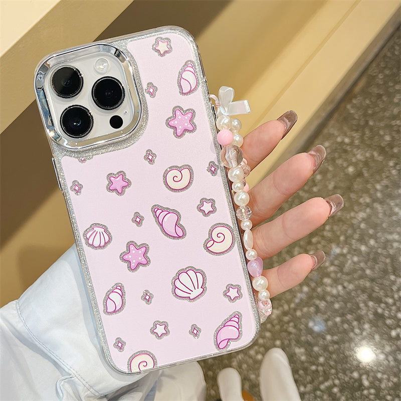Pink Shells Illustrated Phone | Seashell I Phone Case | CADO