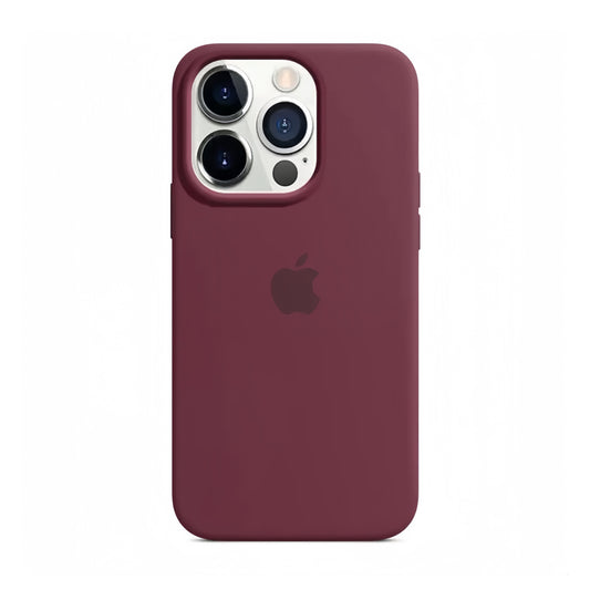 Funda iPhone 15 Plus silicona rosa