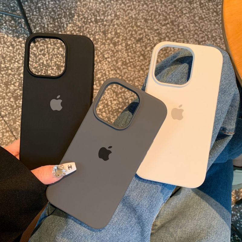 iPhone-Hülle aus Silikon (komplett verpackt, schützend, tolles Handgefühl, wasserdicht)